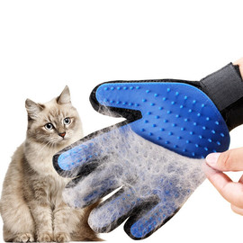 Перчатка для вычесывания животных (собак, кошек, шерсть)