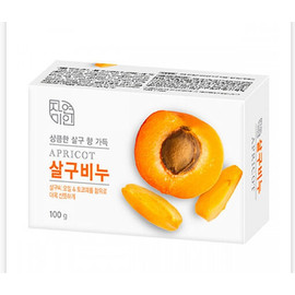Восстанавливающее туалетное мыло Mukunghwa Rich Apricot Soap с маслом абрикоса / 100 г
