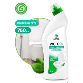 GRASS / Чистящее средство WC - Gel 750 мл для сантехники ванной кухни унитаза от налёта и ржавчины 750мл
