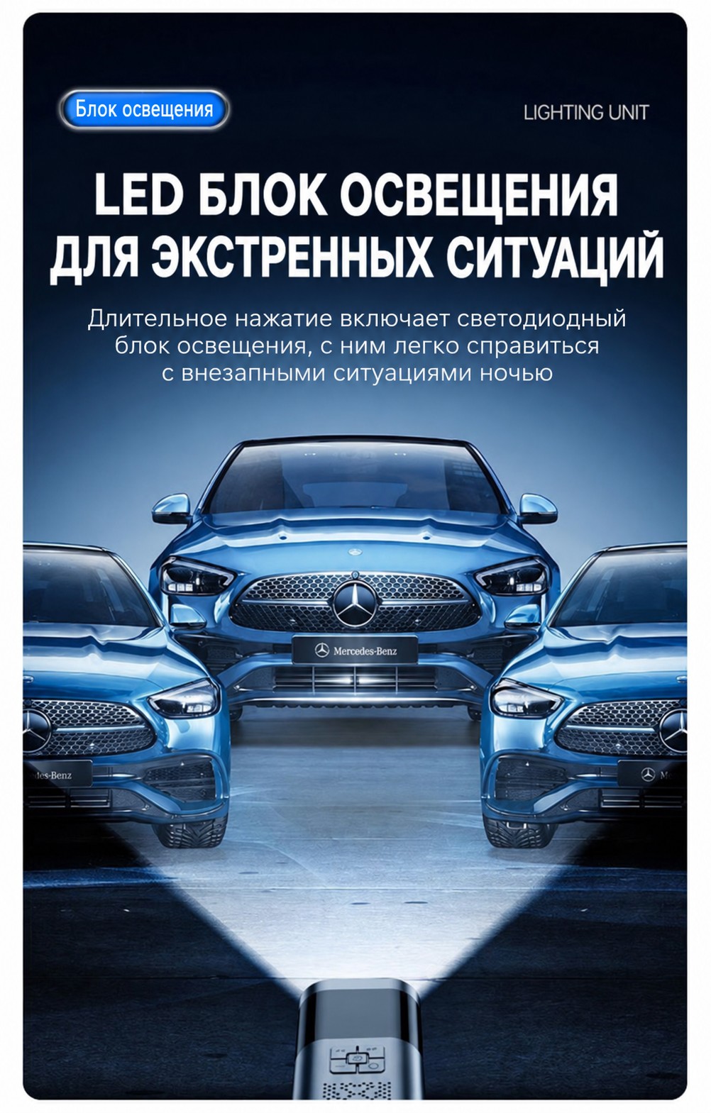 Портативный автокомпрессор, беспроводной, с цифровым дисплеем