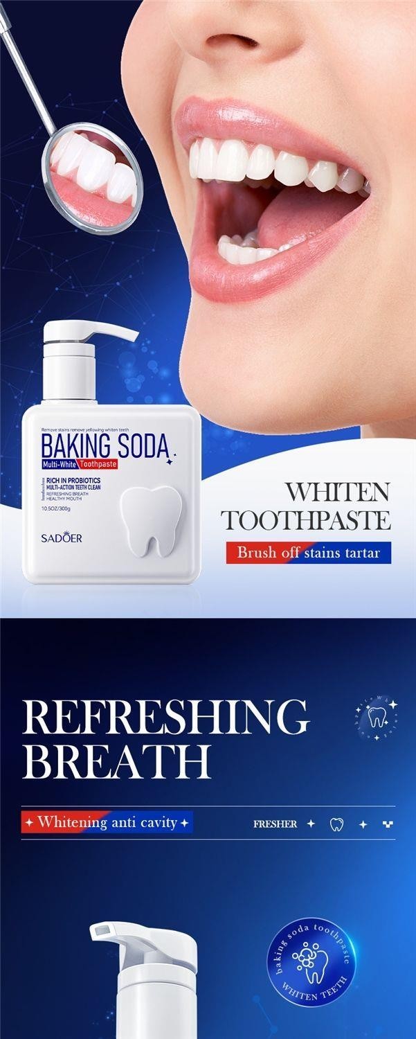 Дозаторлы Baking Soda тіс пастасы