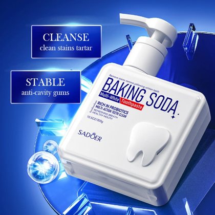 Зубная паста Baking Soda с дозатором