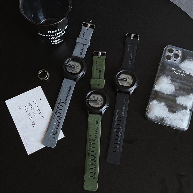 Спортивные наручные часы Sportwatch, силиконовый ремешок