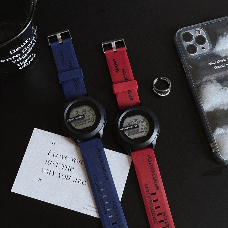 Спортивные наручные часы Sportwatch, силиконовый ремешок