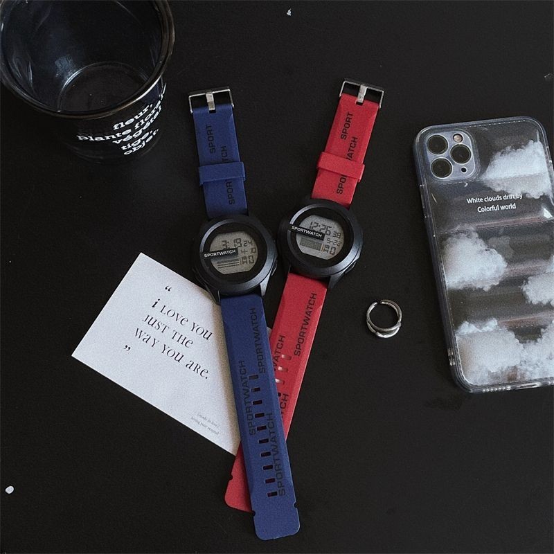Спортивные наручные часы Sportwatch, силиконовый ремешок