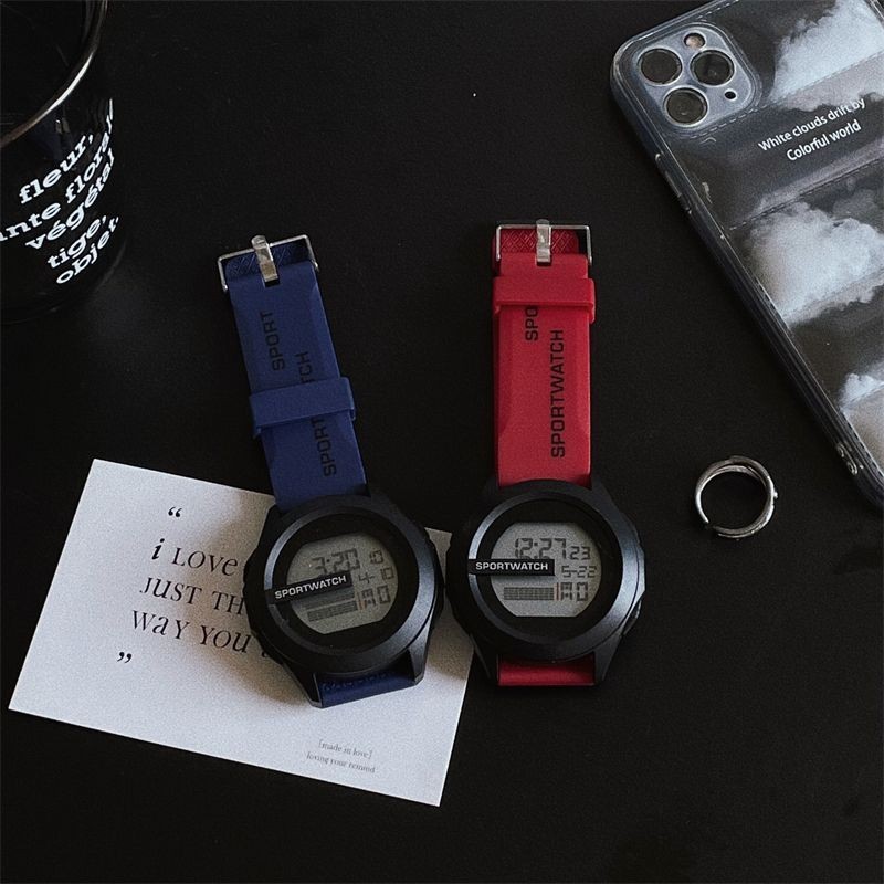 Спортивные наручные часы Sportwatch, силиконовый ремешок