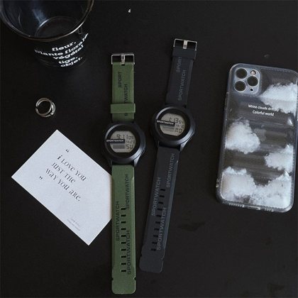 Спортивные наручные часы Sportwatch, силиконовый ремешок