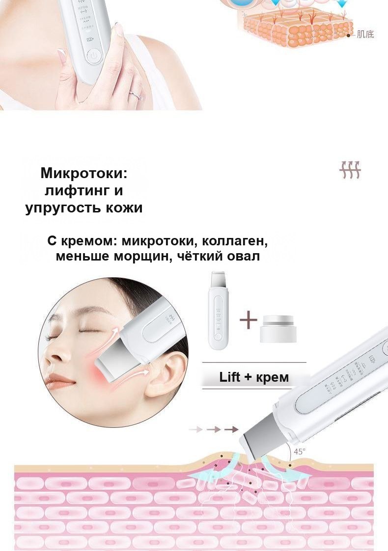Ультразвуковая машинка для чистки лица Mericle