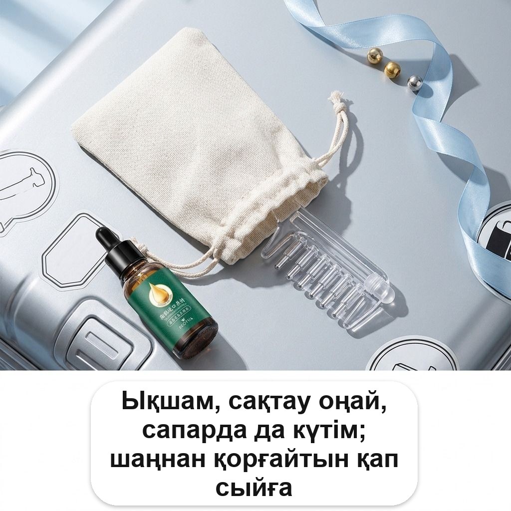 Бас терісіне май мен сарысу жағуға арналған тарақ-аппликатор — фото 9