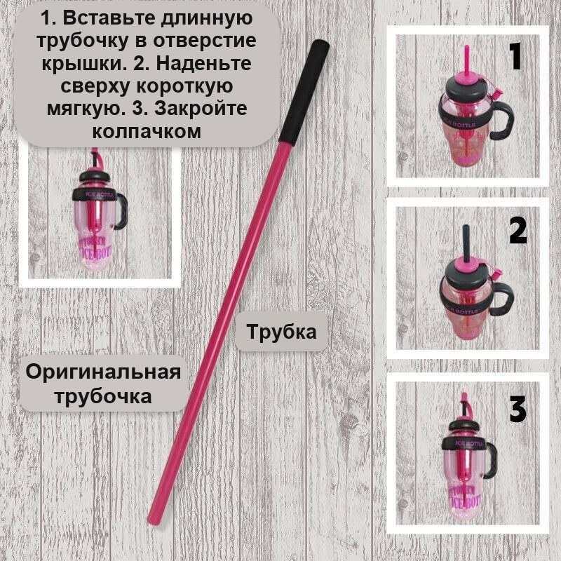 Бутылка для воды с фильтром-заварником Ice Cream 1300 мл