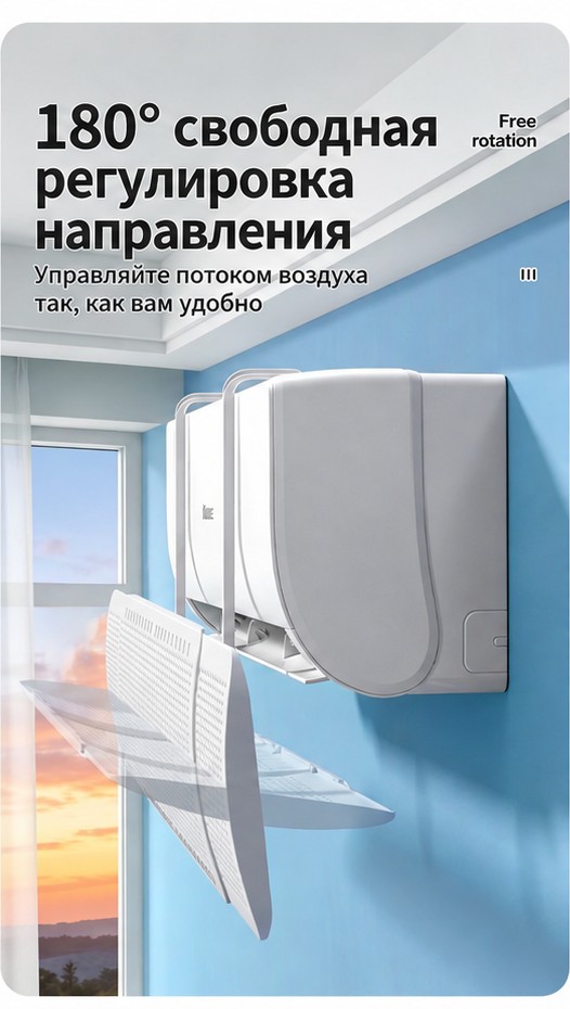 Дефлектор-экран для кондиционера, без монтажа
