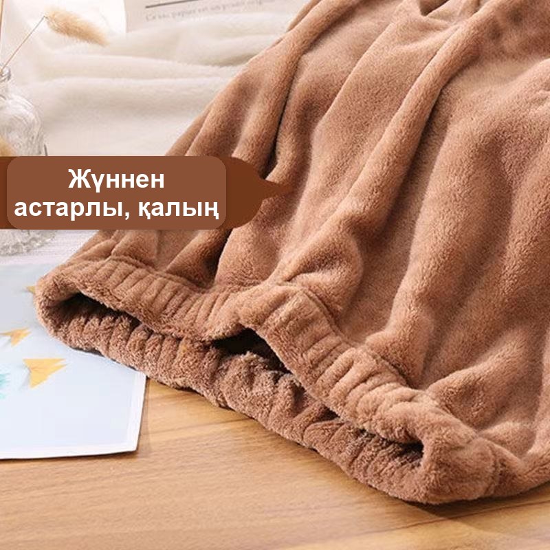 Ер және әйелдерге арналған жылы пижама: кофта мен шалбар, флис — фото 5