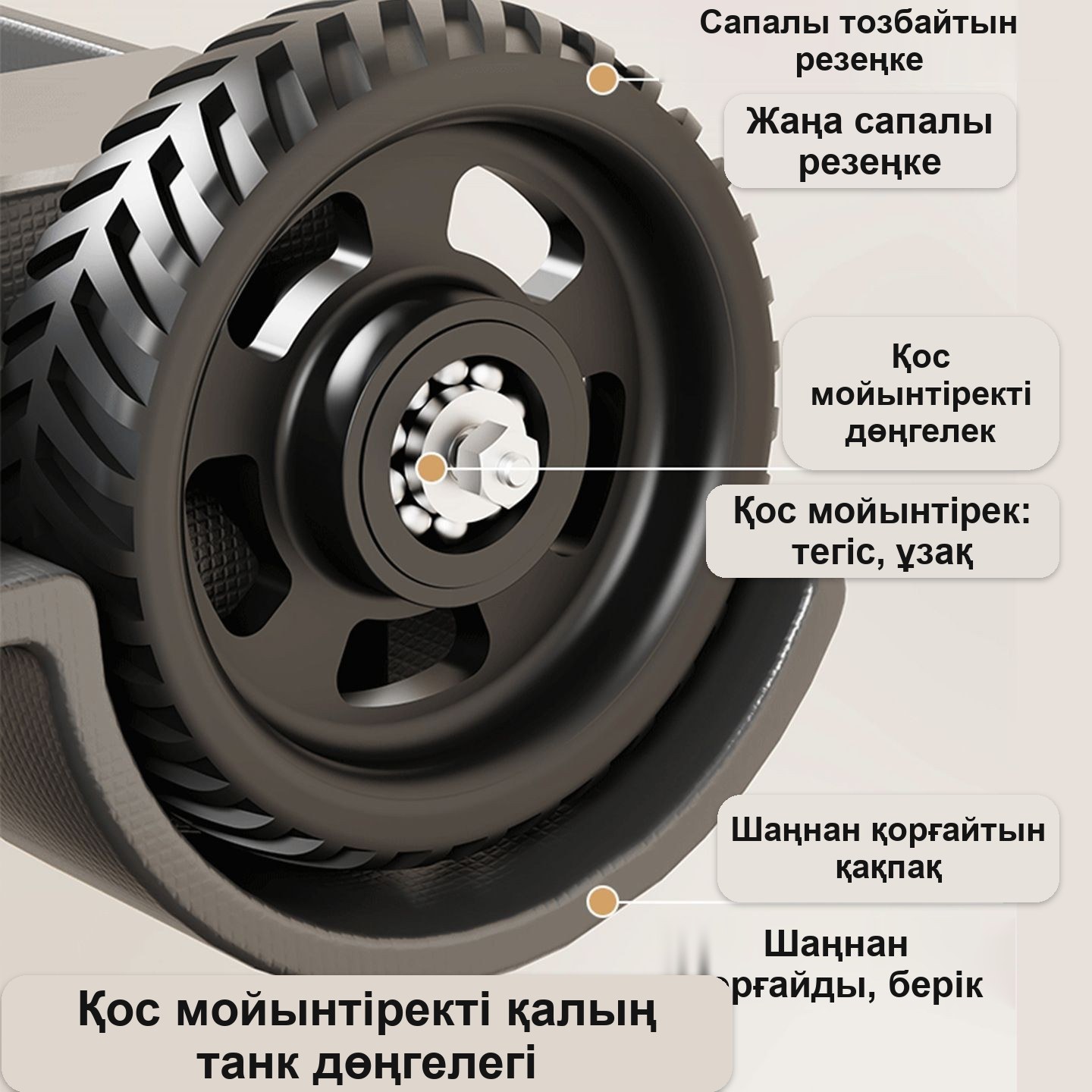 Телескопиялық тұтқалы жиналмалы қол арбасы — фото 6