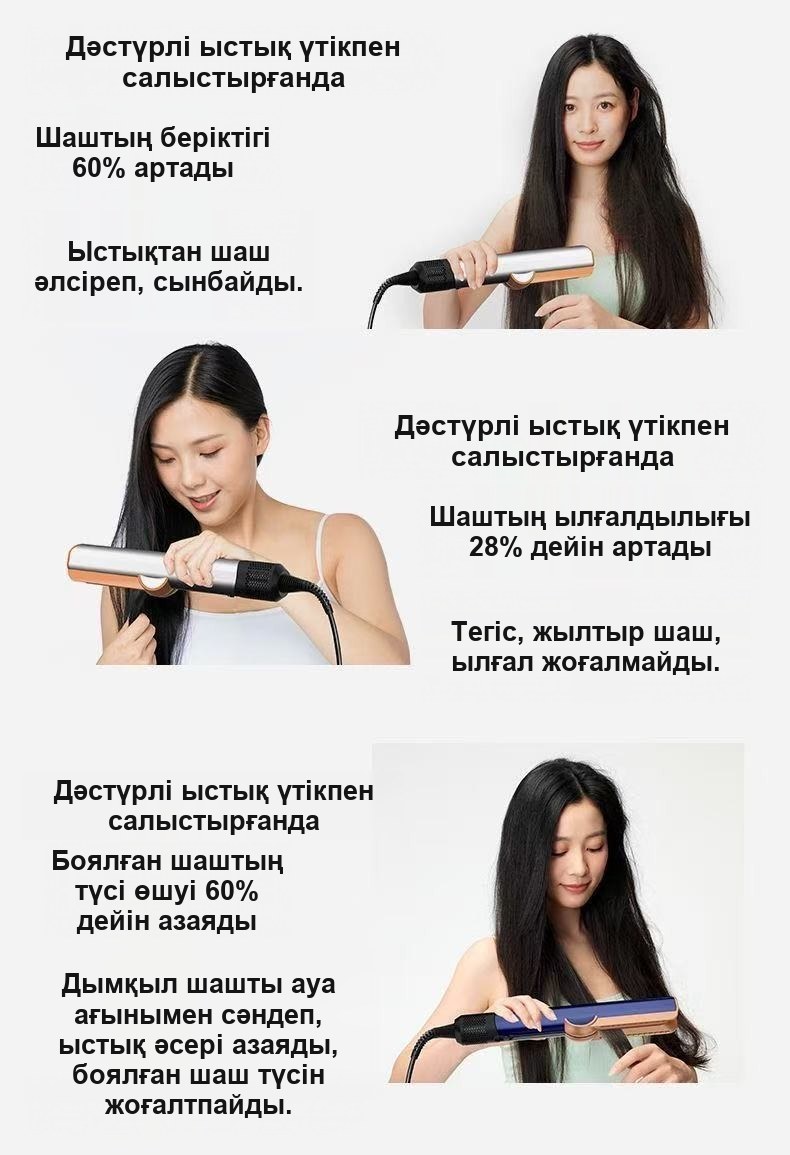 Шашқа арналған 2-і 1 фен-түзеткіш