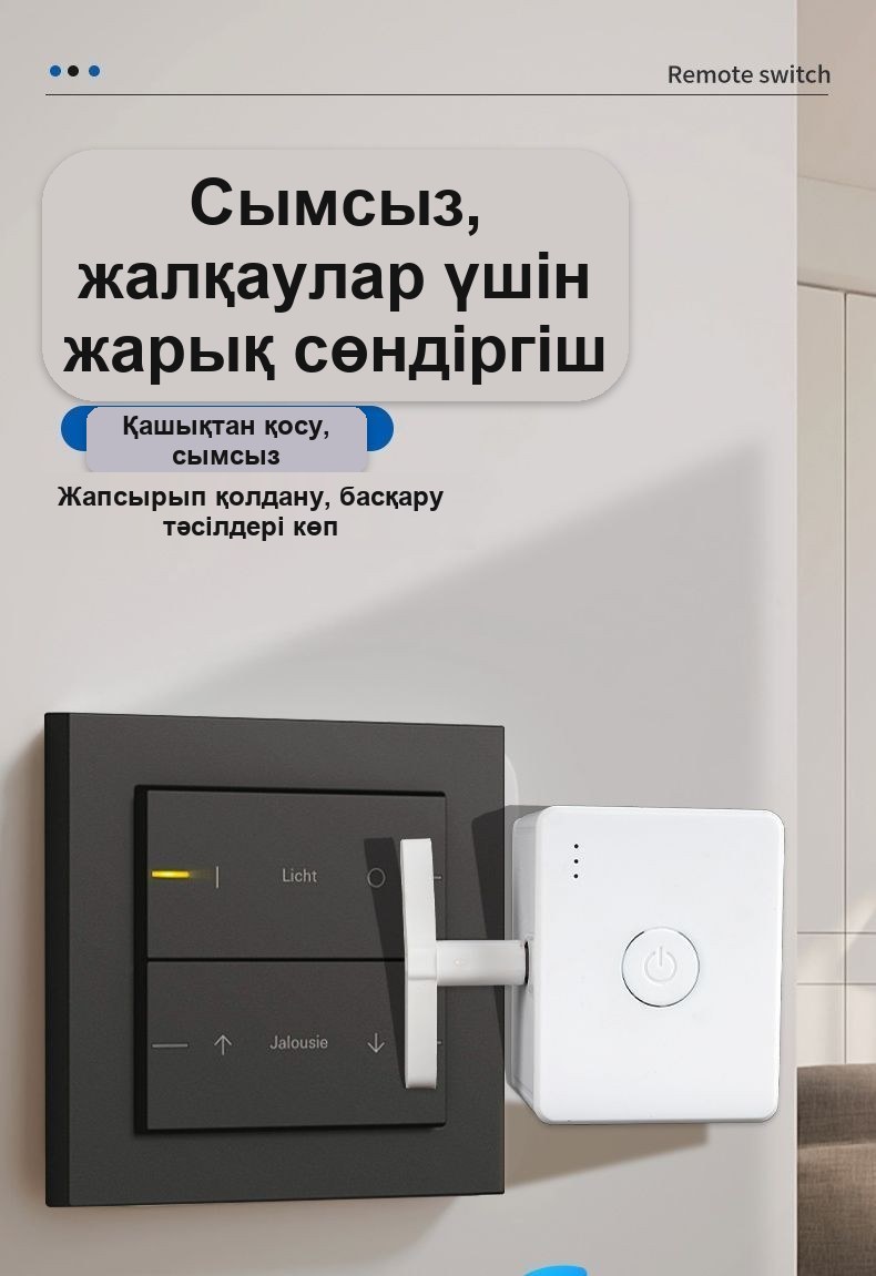 Радиопульті бар сымсыз жарық ажыратқышы, сымсыз