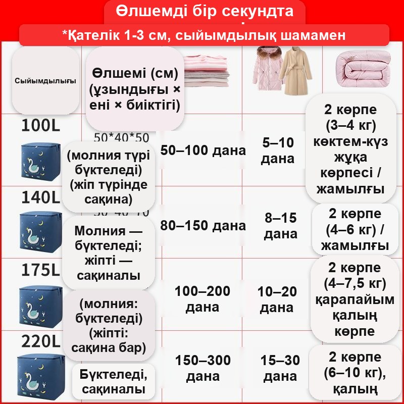Ойыншықтар мен заттарға арналған жиналмалы сөмке-ұйымдастырғыш, 52×44×38 см, 133 л — фото 5