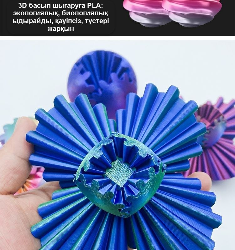 Антистресс ойыншық «Тістегершікті 3D шар», 10 см