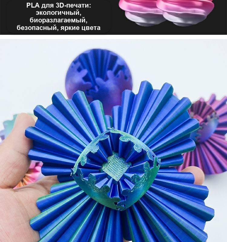 Игрушка-антистресс «3D шар с шестерёнками», 10 см