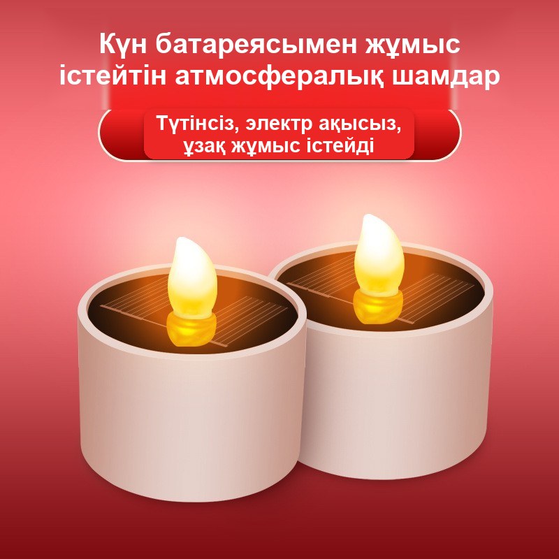Күн батареясымен жұмыс істейтін бақ шам-шырақтары, жиынтық, жылы жарық, су өтпейтін — фото 6