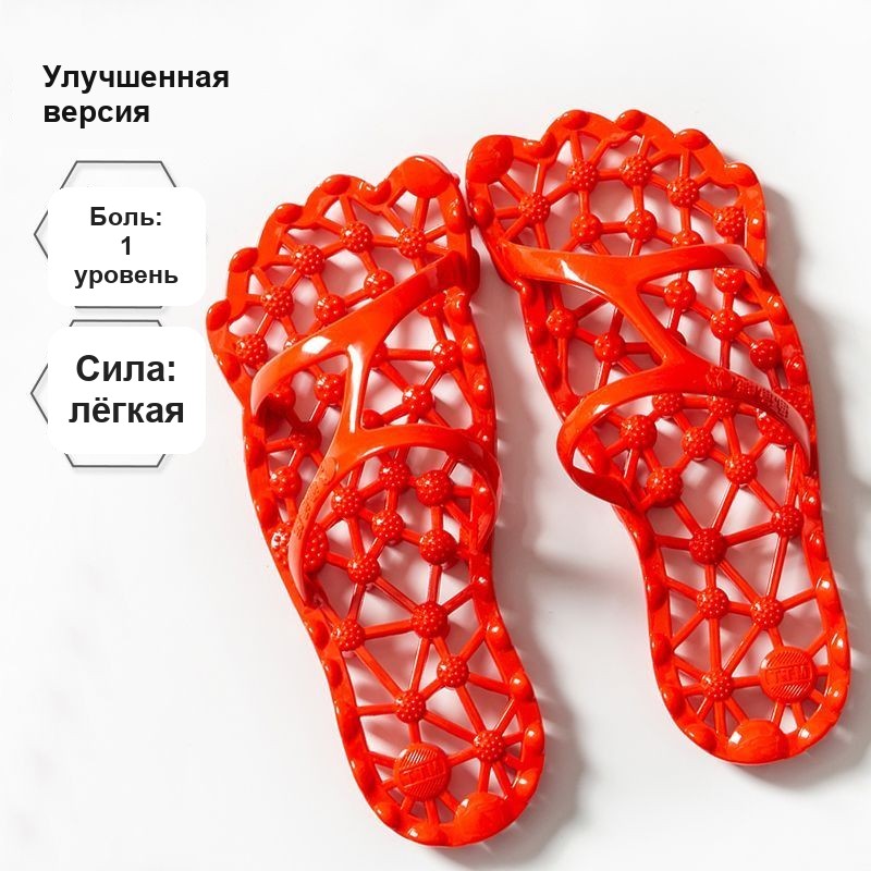 Тапочки-массажёры сланцы, силиконовые, ажурные, для душа и дома — фото 8