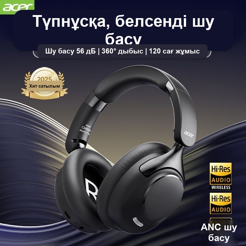 Bluetooth 5.4 сымсыз құлаққап, шуды басатын, жиналмалы — фото 10